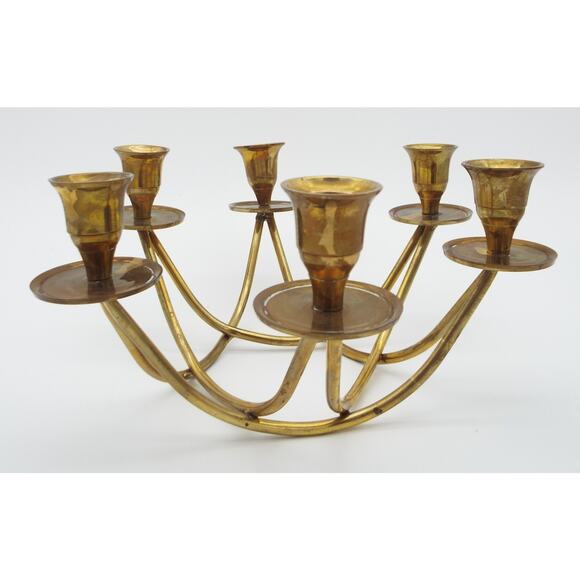 Unbranded Other - Brass 6 Taper Candlestick Holder